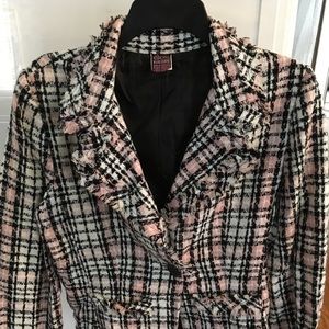 Star blue jeans pure indigo pink blazer jacket
